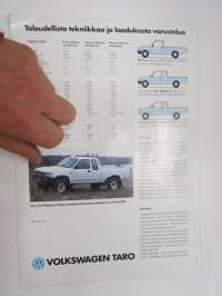 Volkswagen Taro, Taro 4 x 4 -myyntiesite / sales brochure