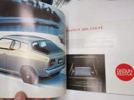 Datsun 100A / 120A -myyntiesite / sales brochure