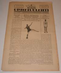 Suomen urheilulehti  39 1927 5p Heinäkuu