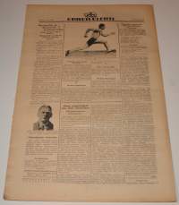 Suomen urheilulehti  62 1928  1p elokuu.     Amsterdamin olympialaiset 1928