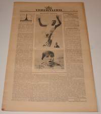 Suomen urheilulehti  59 1928  27p heinäkuu.    Amsterdamin olympialaiset 1928