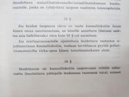 Kunnalliskodin ohjesääntö - Sosiaaliministeriön laatima malliohjesääntö v. 1958