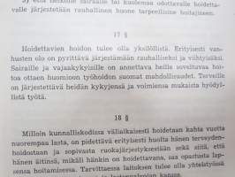 Kunnalliskodin ohjesääntö - Sosiaaliministeriön laatima malliohjesääntö v. 1958