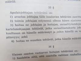 Kunnalliskodin ohjesääntö - Sosiaaliministeriön laatima malliohjesääntö v. 1958