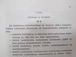 Kunnalliskodin ohjesääntö - Sosiaaliministeriön laatima malliohjesääntö v. 1958