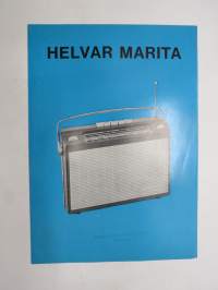 Helvar Marita matkaradio -myyntiesite / sales brochure