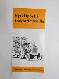Nyrkkipostia traktorimiehille - Teollisuusvakuutus - Voimansiirtolaitteet ja niiden turvallisuus -esite / brochure