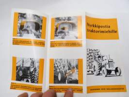 Nyrkkipostia traktorimiehille - Teollisuusvakuutus - Voimansiirtolaitteet ja niiden turvallisuus -esite / brochure