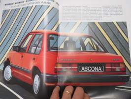 Opel Ascona -myyntiesite / sales brochure