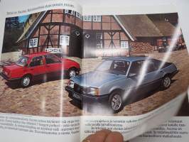 Opel Ascona -myyntiesite / sales brochure