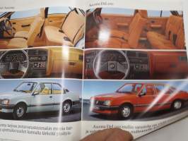 Opel Ascona -myyntiesite / sales brochure