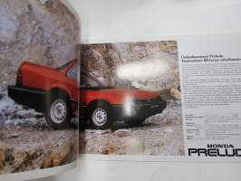 Honda mallisto -myyntiesite / sales brochure