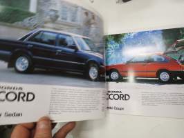 Honda mallisto -myyntiesite / sales brochure