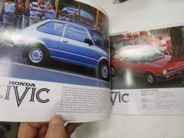 Honda mallisto -myyntiesite / sales brochure