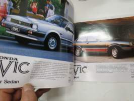 Honda mallisto -myyntiesite / sales brochure