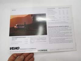 Honda mallisto -myyntiesite / sales brochure