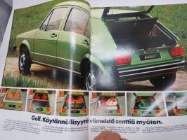 Volkswagen Golf 1978 -myyntiesite / sales brochure