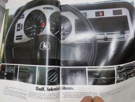 Volkswagen Golf 1978 -myyntiesite / sales brochure