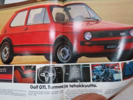 Volkswagen Golf 1978 -myyntiesite / sales brochure