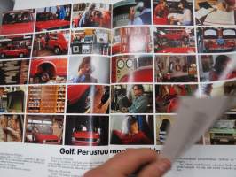 Volkswagen Golf 1978 -myyntiesite / sales brochure