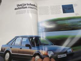 Ford Escort 1986 -myyntiesite / sales brochure