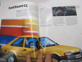Ford Escort 1986 -myyntiesite / sales brochure