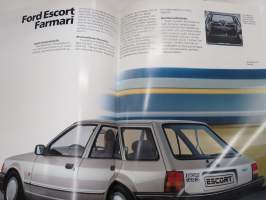 Ford Escort 1986 -myyntiesite / sales brochure