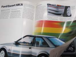 Ford Escort 1986 -myyntiesite / sales brochure