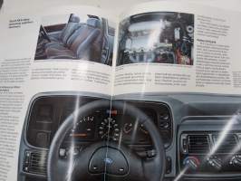 Ford Escort 1986 -myyntiesite / sales brochure