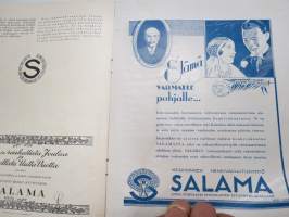 Joulutervehdys 1932 Salaman (vakuutusyhtiö) vakuutuksenottajille -joululehti / christmas publication