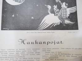 Joulusirkka 1928, toimittanut Anni Swan, kuvitusta mm. Martta Wendelin, Sirkka 1928 sisältö, Satuja &amp; kertomuksia &amp; ajanvietettä, kilpailu, ym.