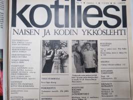 Kotiliesi 1976 nr 6, 15.3.1976, Turun vaatteet ja aatteet - Turku-erikoisnumero, Onko vaimo vaikuttaja, Varo palavaa tekstiiliä, Suomalaiselämää Keniassa, ym.