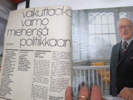 Kotiliesi 1976 nr 6, 15.3.1976, Turun vaatteet ja aatteet - Turku-erikoisnumero, Onko vaimo vaikuttaja, Varo palavaa tekstiiliä, Suomalaiselämää Keniassa, ym.