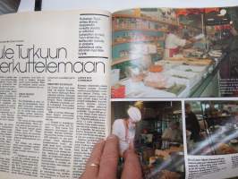 Kotiliesi 1976 nr 6, 15.3.1976, Turun vaatteet ja aatteet - Turku-erikoisnumero, Onko vaimo vaikuttaja, Varo palavaa tekstiiliä, Suomalaiselämää Keniassa, ym.