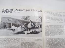 Suomen Siivet 1972 nr 4-5 - Ilmailuhistoriallinen lehti, Hurricanen historiaa osa 2. Savrov S-2, Hispano Ripon, Airspeed Envoy, Sotalentoja Heinkel vesikoneella, ym.