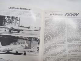 Suomen Siivet 1972 nr 4-5 - Ilmailuhistoriallinen lehti, Hurricanen historiaa osa 2. Savrov S-2, Hispano Ripon, Airspeed Envoy, Sotalentoja Heinkel vesikoneella, ym.