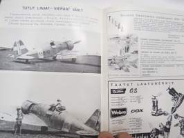 Suomen Siivet 1972 nr 4-5 - Ilmailuhistoriallinen lehti, Hurricanen historiaa osa 2. Savrov S-2, Hispano Ripon, Airspeed Envoy, Sotalentoja Heinkel vesikoneella, ym.