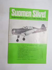 Suomen Siivet 1972 nr 3 - Ilmailuhistoriallinen lehti, Osasto Räty Hurricane-hävittäjiä hakemassa osa 3., Polikarpov I-16, Laivue 16 osa 2., Ripon jatkosodassa ym.