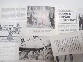 Suomen Siivet 1972 nr 2 - Ilmailuhistoriallinen lehti, Suomen ympärilento 1927, Brewsterien maalaus 1940-48, Luftwaffe Ju-52 Laihianjoessa, ym.