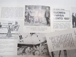 Suomen Siivet 1972 nr 2 - Ilmailuhistoriallinen lehti, Suomen ympärilento 1927, Brewsterien maalaus 1940-48, Luftwaffe Ju-52 Laihianjoessa, ym.