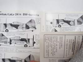 Suomen Siivet 1972 nr 2 - Ilmailuhistoriallinen lehti, Suomen ympärilento 1927, Brewsterien maalaus 1940-48, Luftwaffe Ju-52 Laihianjoessa, ym.