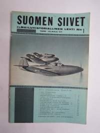 Suomen Siivet 1971 nr 1 - Ilmailuhistoriallinen lehti, Brewster osa 2, Caudron G-3 &quot;Tutankhamon&quot;, Suomenikielinen ilmailuaiheinen kirjallisuus osa 2. ym.