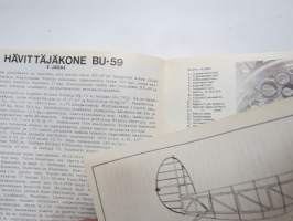 Suomen Siivet 1971 nr 2 - Ilmailuhistoriallinen lehti, Bulldog-kehityshistoriaa, Hävittäjä BU-59, Polikarpov R-5, Perinnekoneen enstisöintityöstä, ym.