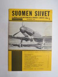 Suomen Siivet 1970 nr 1 - Ilmailuhistoriallinen lehti, Sukeltajat ja ilmailuhistoria, Riponilla rajan taa, F 19 talvisodassa, ym.