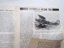 Suomen Siivet 1970 nr 1 - Ilmailuhistoriallinen lehti, Sukeltajat ja ilmailuhistoria, Riponilla rajan taa, F 19 talvisodassa, ym.