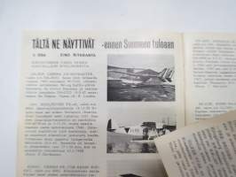 Suomen Siivet 1970 nr 1 - Ilmailuhistoriallinen lehti, Sukeltajat ja ilmailuhistoria, Riponilla rajan taa, F 19 talvisodassa, ym.