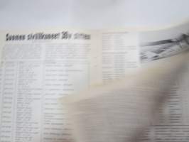 Suomen Siivet 1969 nr 2 - Ilmailuhistoriallinen lehti, Sotilasilmailun suurin rauhanajan onnettomuus 1937, Fokker D.XXI Talvisota, MBR-lentoveneet, Gloster Gauntlet