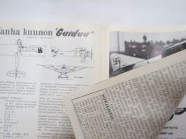 Suomen Siivet 1969 nr 2 - Ilmailuhistoriallinen lehti, Sotilasilmailun suurin rauhanajan onnettomuus 1937, Fokker D.XXI Talvisota, MBR-lentoveneet, Gloster Gauntlet