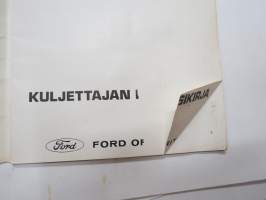 Ford K-sarja kuorma-auto -käyttöohjekirja / operator´s manual in finnish