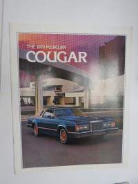 Mercury Cougar 1979 -myyntiesite / sales brochure